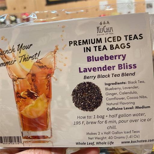 Blueberry Lavender Bliss Iced Tea