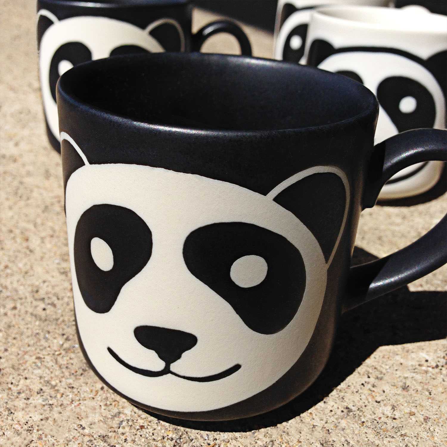 Black Panda Mug
