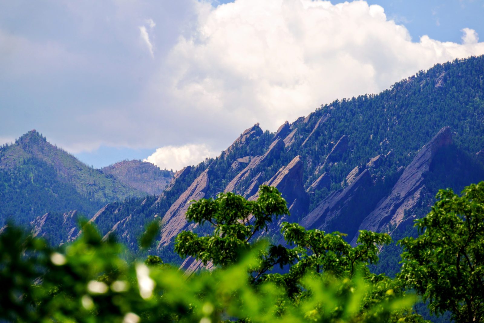 Flatirons in Boulder, Colorado