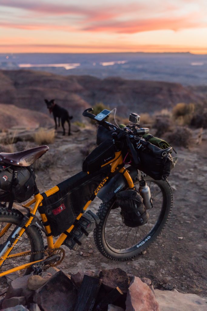 Warm tea from Ku Cha House of Tea in Boulder, Colorado is ideal for hot pursuits like mountain biking in the desert in summer.