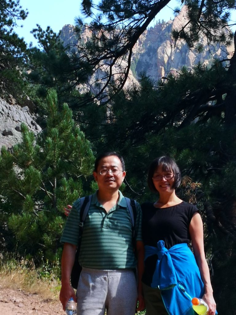 Qin Liu and Pan Rong from Ku Cha House of Tea in Eldorado Canyon.
