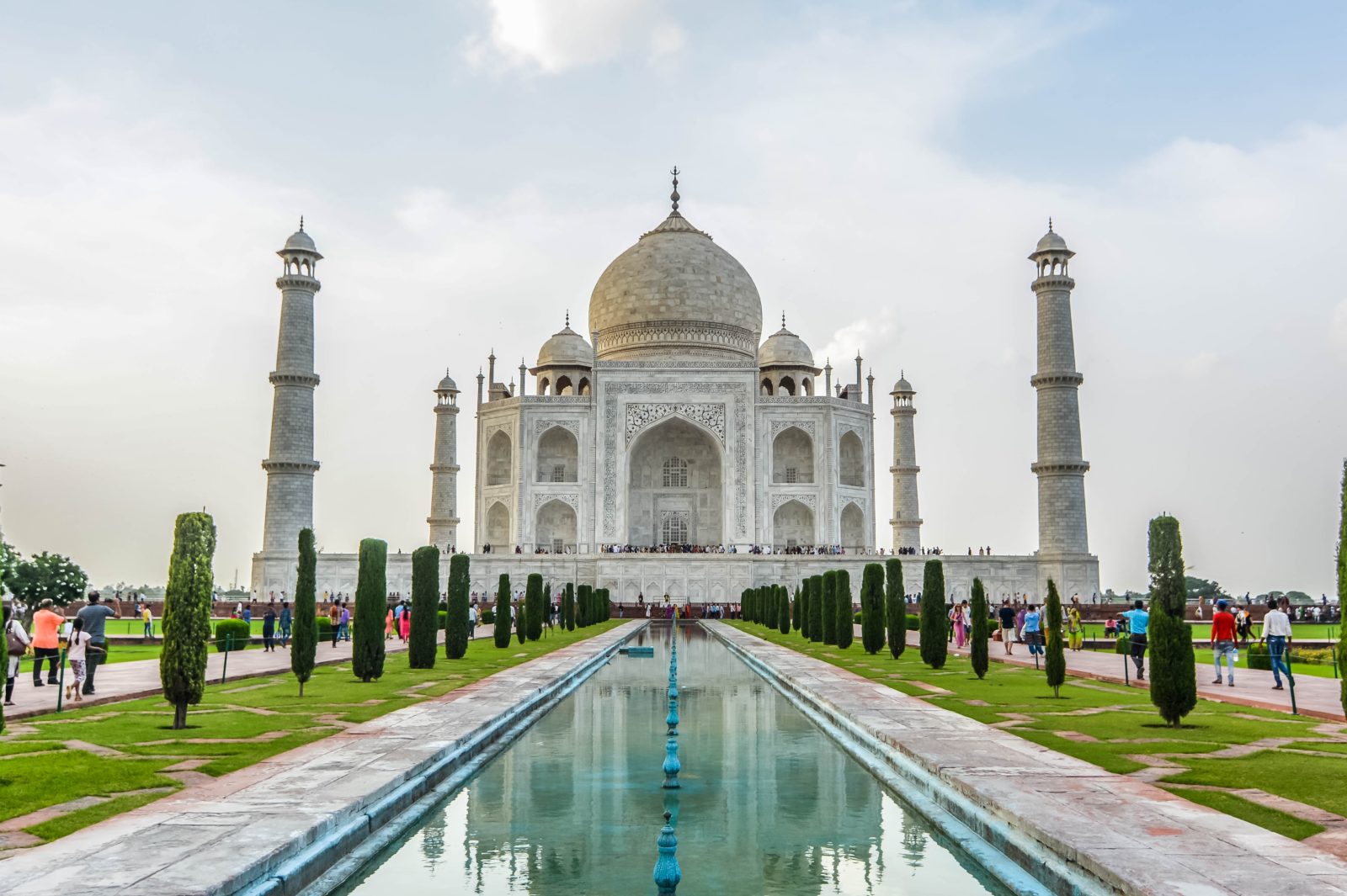 The Taj Mahal in India, a country known for its tea