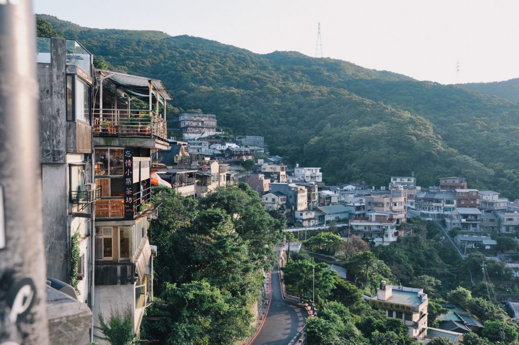 A mountain village in Taiwan, where Dong Ding tea is grown