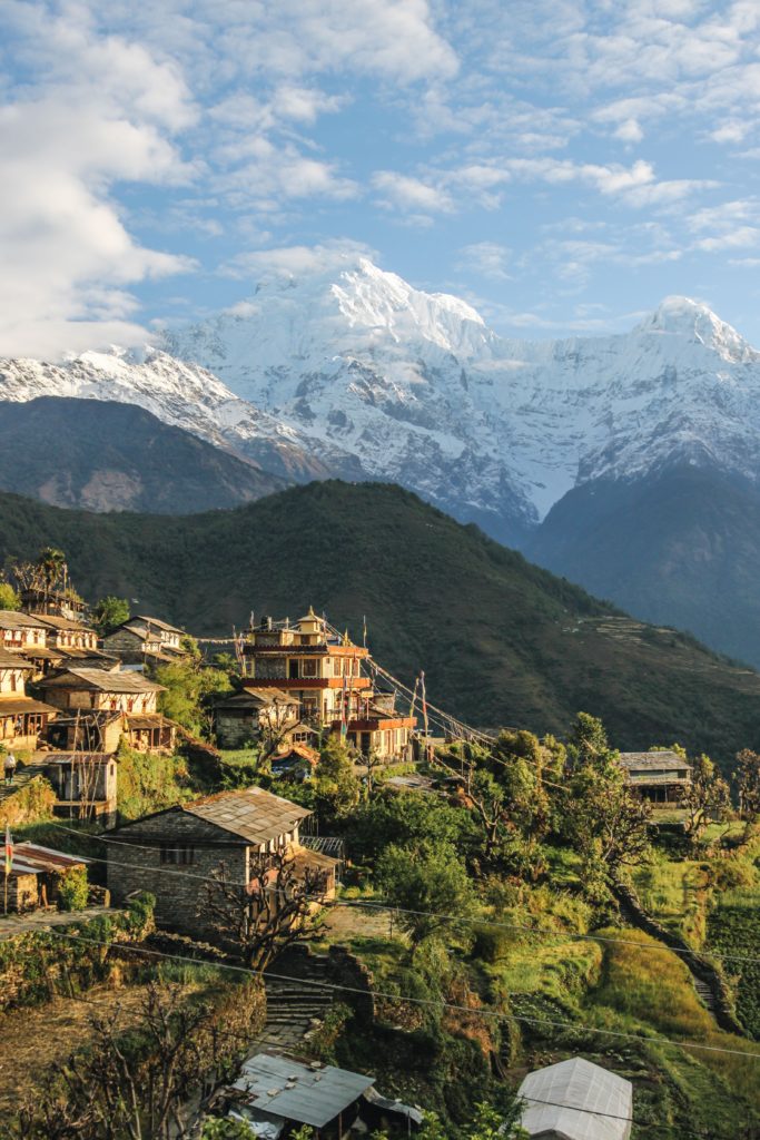 A mountainous area of Nepal where tea is grown.