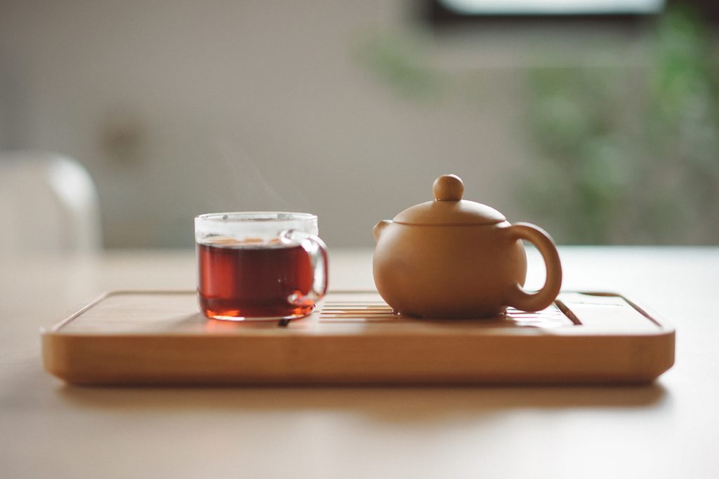 Ripe pu-erh is fermented tea.