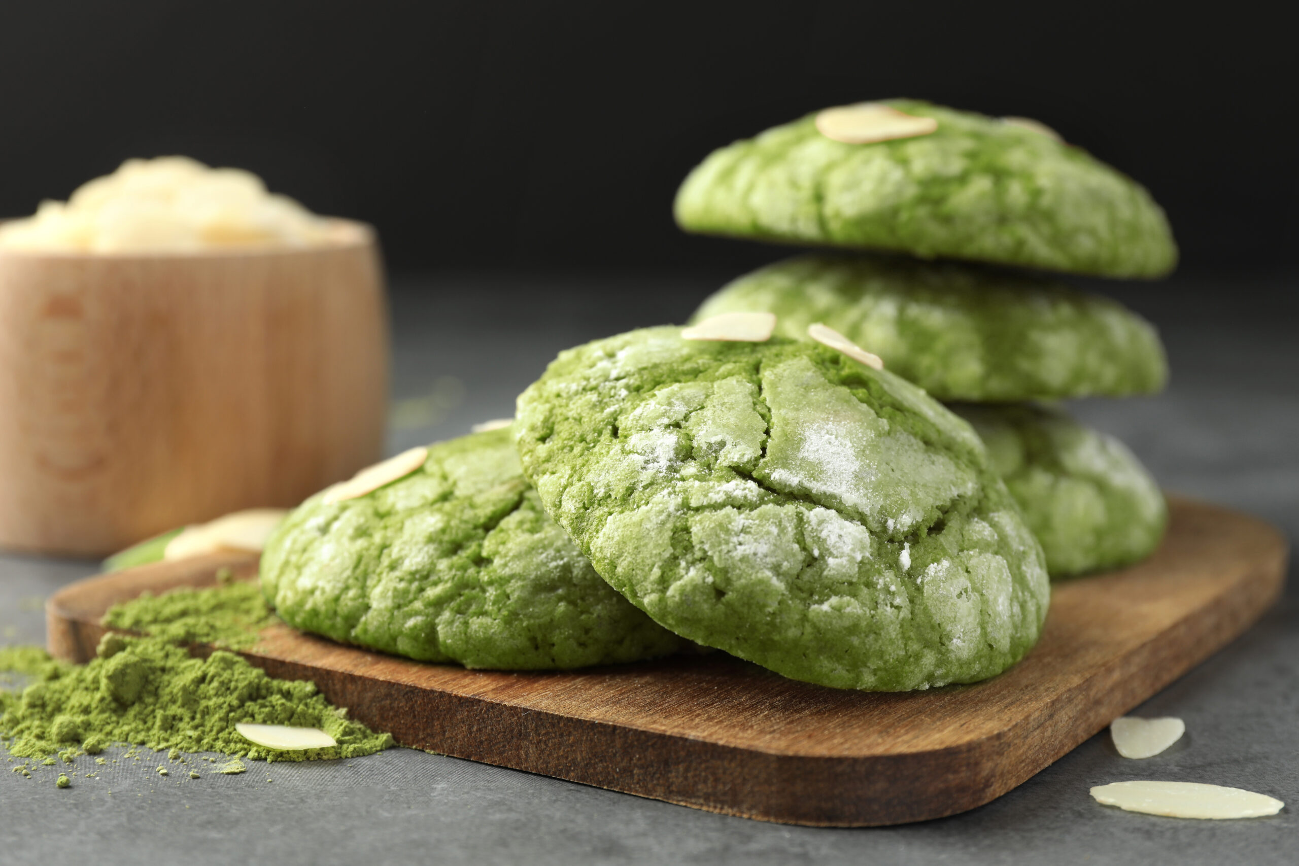 matcha prosperity cookies