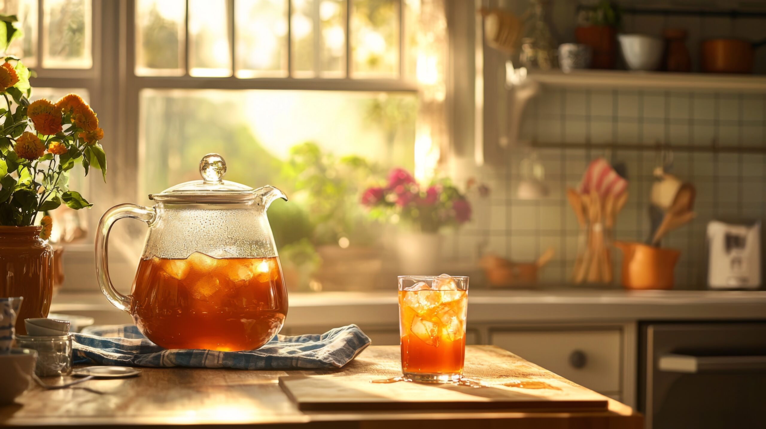 cold brewing green tea