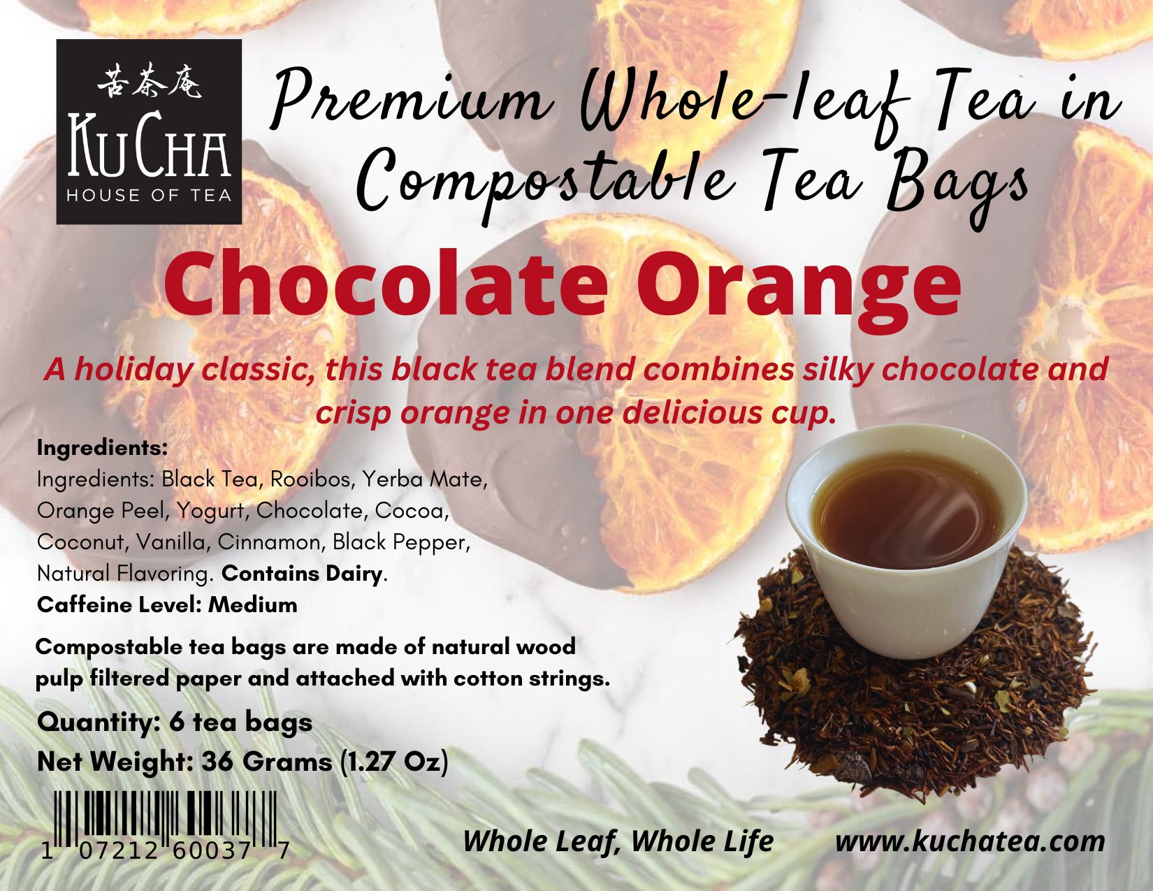 Chocolate Orange Black Tea (Tea Bags)